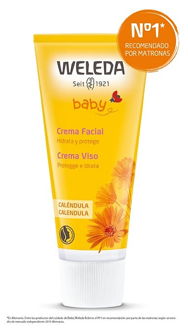Crema facial natural para bebé de Caléndula - Weleda